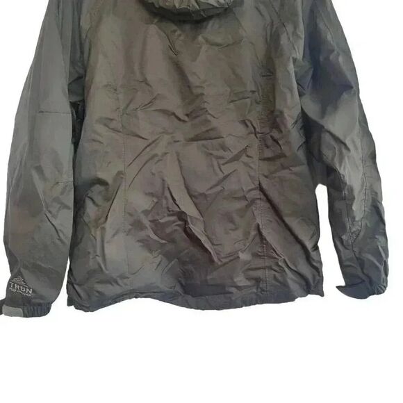 TRBN Women's Dark Moss Green Nylon Hooded Performance Windbreaker Rain Jacket - Picture 8 of 11